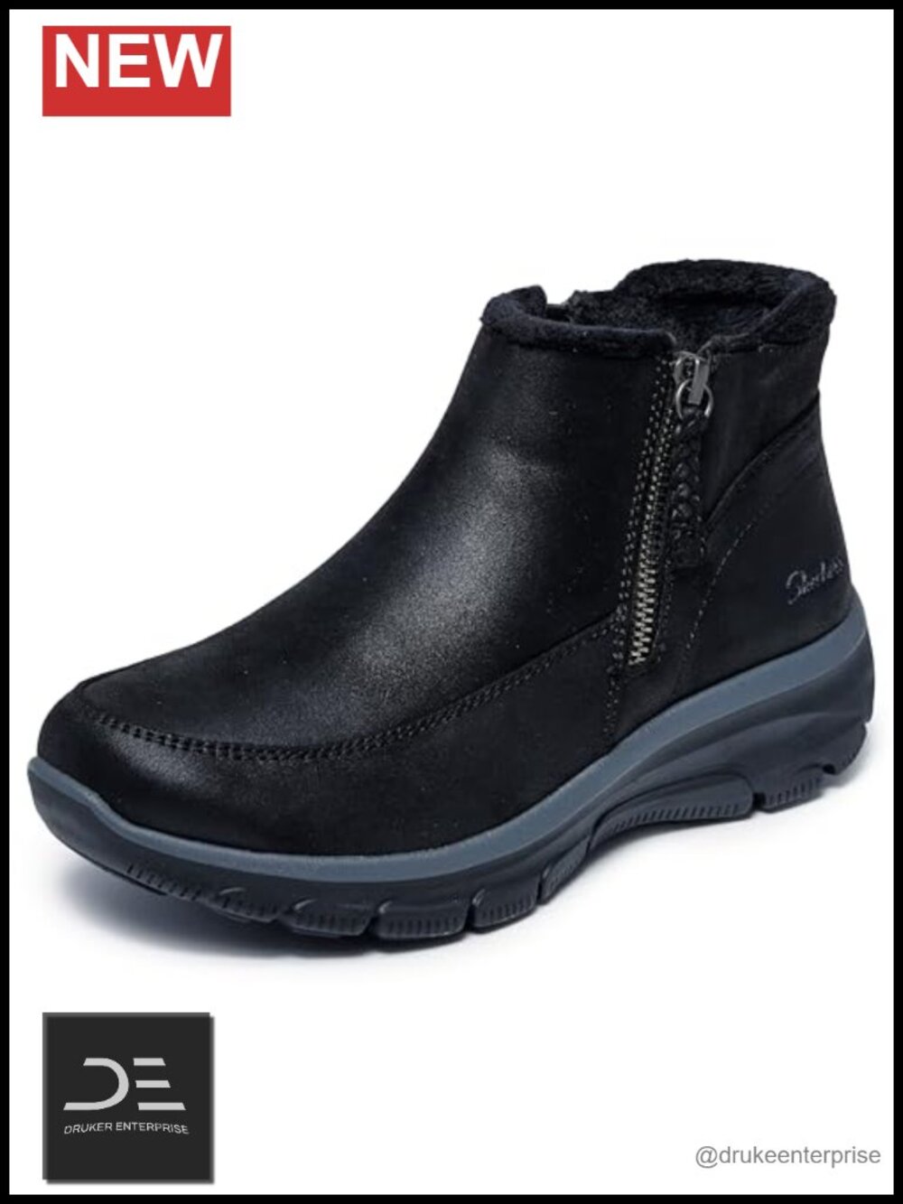 Women's Ankle Boots with Air-Cooled Memory Foam Insole - Water & Stain